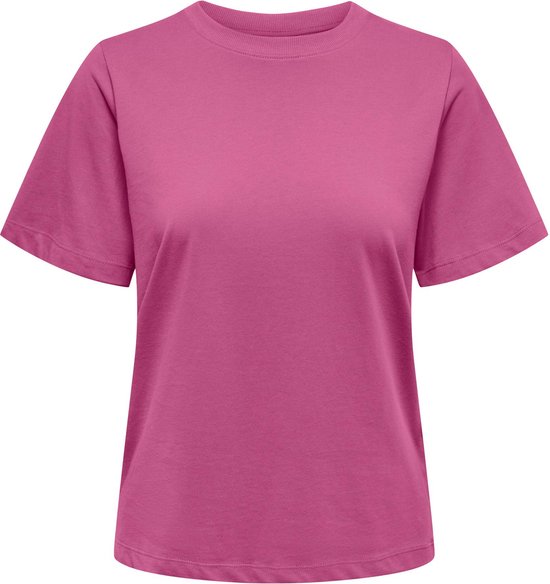 Jacqueline de Yong T-shirt Jdypisa S/s T-shirt Jrs Noos 15292431 Ibis Rose Dames Maat - XL