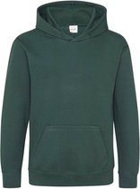 Just Hoods Kids Hoodie Forest Green Maat 12/13 (XL)