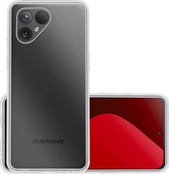 Fairphone 5 Case Back Cover Siliconen Case Cover Robuste Phone Case - Transparent