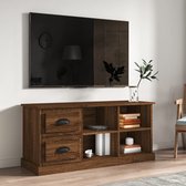 The Living Store TV-kast - bruineiken - 102 x 35.5 x 47.5 cm - trendy design