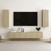 The Living Store Televisiekast - Sonoma Eiken - 60 x 30 x 30 cm - Trendy Design