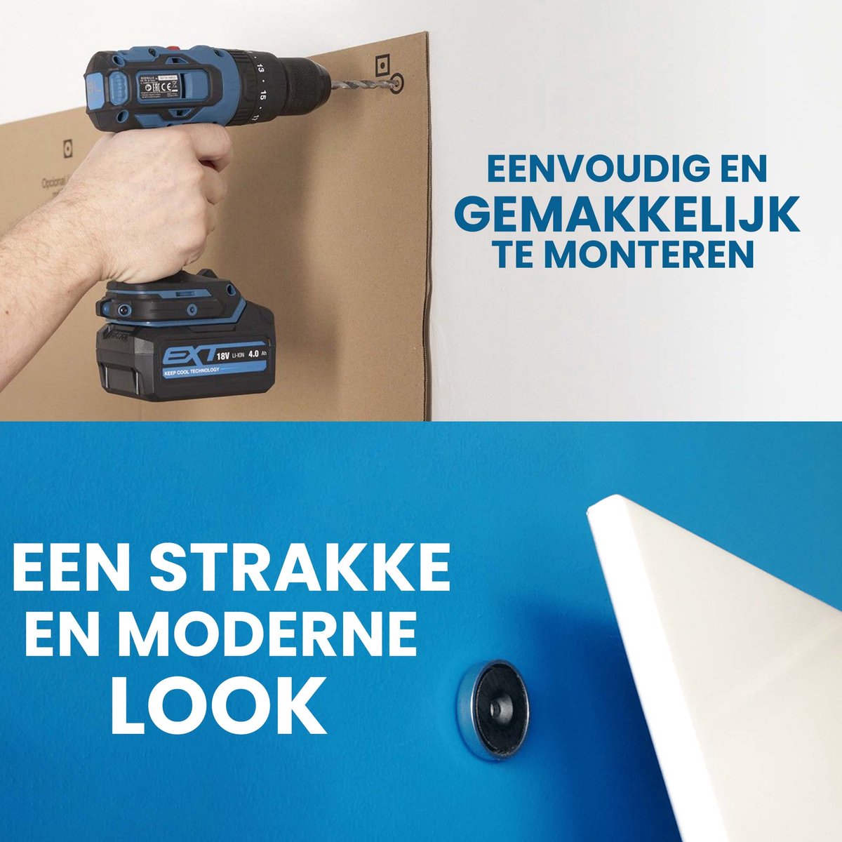 IVOL Whiteboard zonder rand 60x90 cm - Magnetisch thumbnail 3