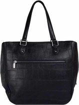 Cowboysbag - Big Croco Handbag Midvale Black