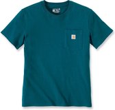 Carhartt Damen Workw Pocket S/S T-Shirt Shaded Spruce-M