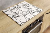 Inductiebeschermer - People Art - 85x52 cm - Inductiebeschermer - Inductie Afdekplaat Kookplaat - Inductie Mat - Anti-Slip - Keuken Decoratie - Keuken Accessoires