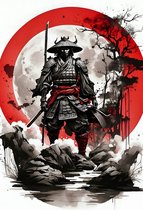 Samurai Art | Samurai Poster | Japan Poster | Oosterse Kunst | 51x71cm | Wanddecoratie | Muurposter | MT | Geschikt om in te lijsten