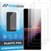 Mobigear Screenprotector geschikt voor Sony Xperia 1 III | Mobigear Screenprotector Folie - Case Friendly (3-Pack)