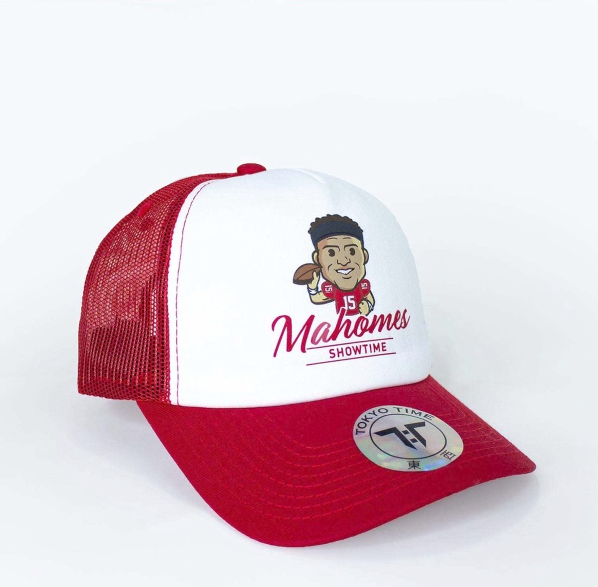 Tokyo Time - Patrick Mahomes NFLPA Emoji Trucker pet - Wit/Rood