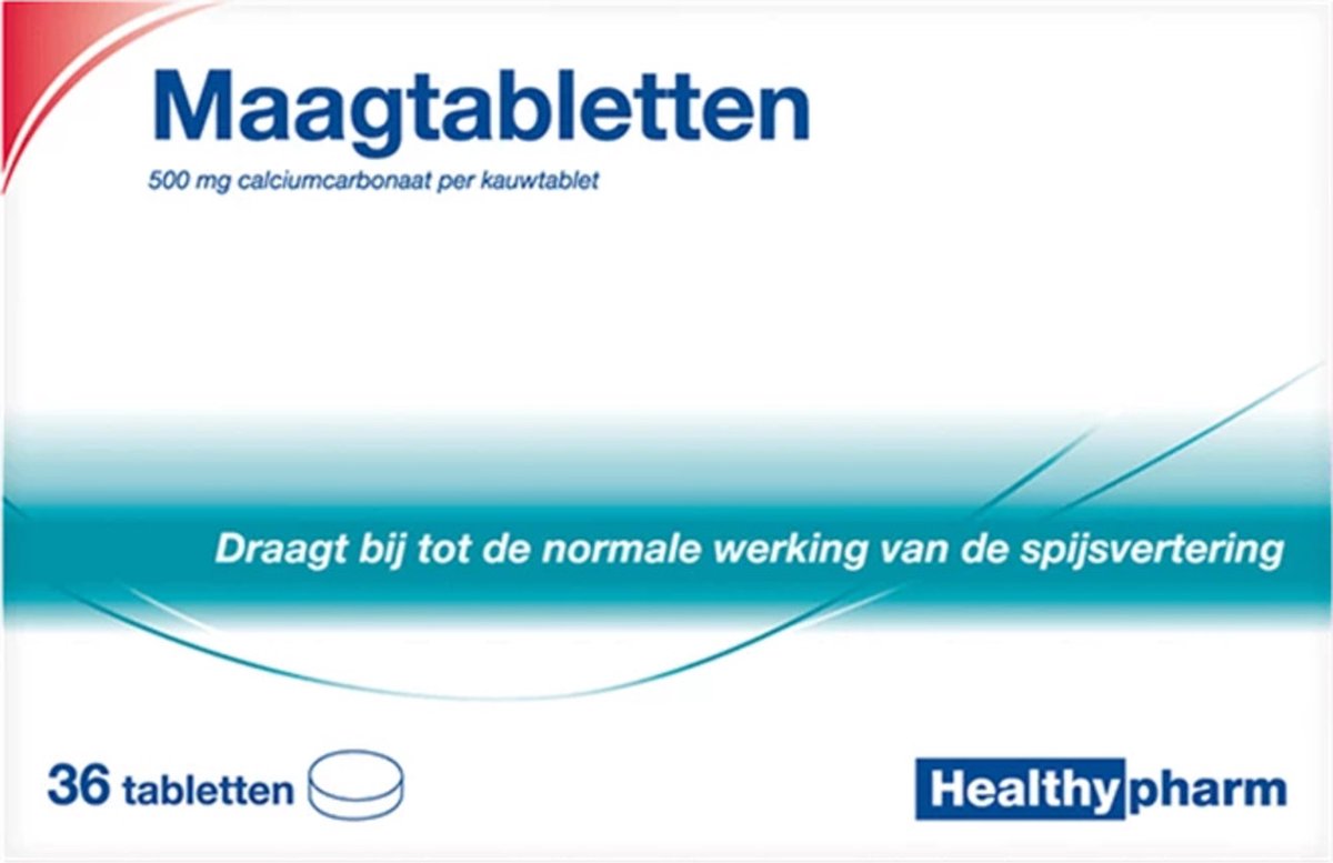 Goedkoopste Healthyp.Maag Calcium Carb.