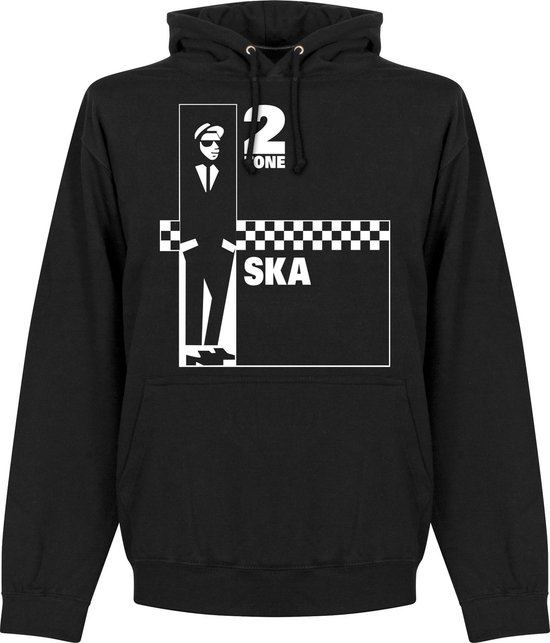 2 Tone Ska Hoodie - Zwart - M