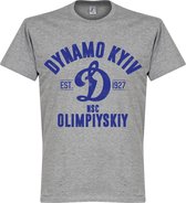 Dynamo Kiev Established T-Shirt - Grijs - XL