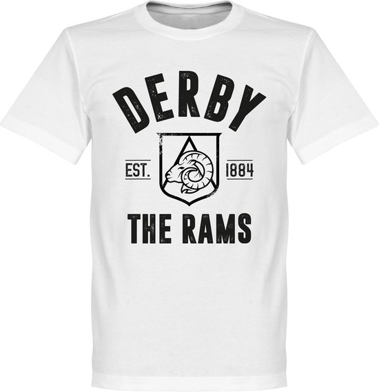 Derby Established T-Shirt - Wit - M