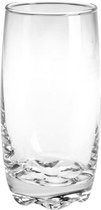 18x Longdrinkglazen/drinkglazen transparant - 384 ml - 18-delig - frisdrankglazen/sapglazen