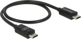 Delock - USB 2.0 Micro Male naar USB 2.0 Micro Male - 0.3 m