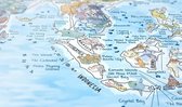 Carte de plongée (monde entier avec sites de plongée)