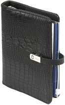 1111-52 Personal 2021-2022-2023 (Standaard) organizer croco zwart