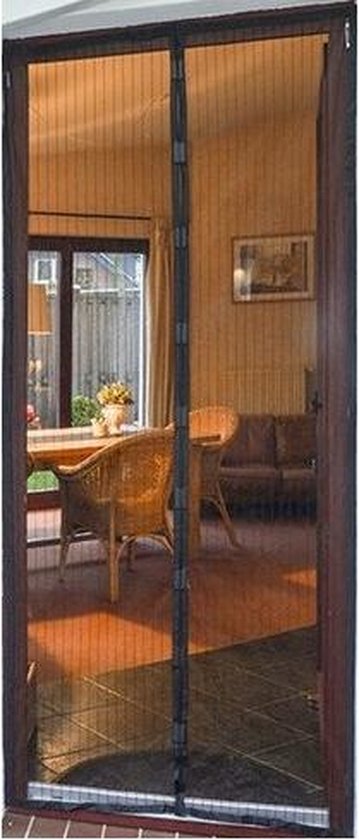 Lamellen hor / deurhor tegen insecten 210 x 100 cm - Opzet insectenhor voor de deur