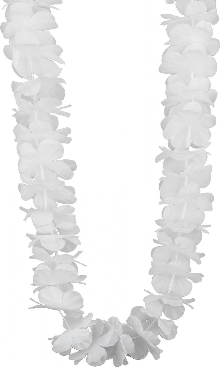 Vegaoo - Wit Hawaii ketting