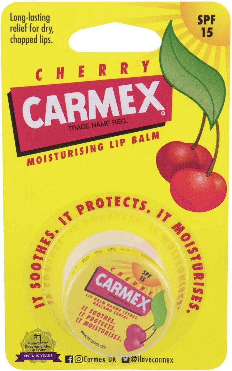 Goedkoopste Carmex - Cherry Moisturizing Lip Balm - Balzám na rty 7 g