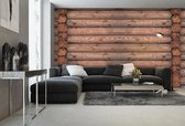 Log Wood Wall Photo Wallcovering