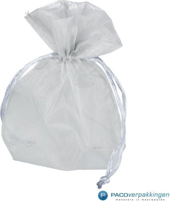 Thepack, Pack of 200 Gift Bags, 100 g, 230 g/m², 12.7 x 21.5 cm, White