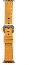 watchbands-shop.nl Leren bandje - Apple Watch Series 1/2/3/4 (38&40mm) - Bruin