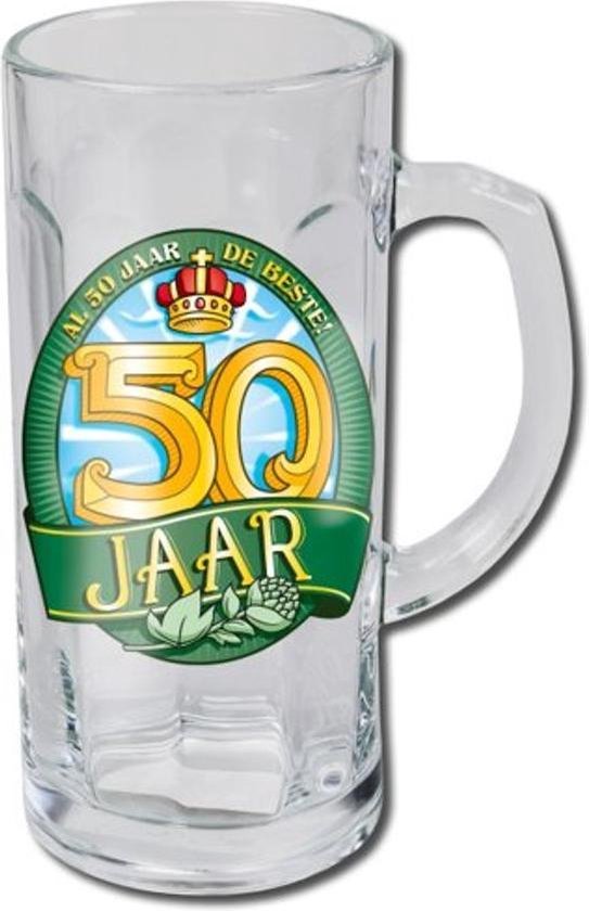 Anniversaire Chope A Biere 50 Ans Dans Coffret Cadeau Avec Ruban Colore Bol Com