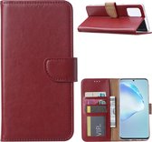 Xssive Hoesje voor Samsung Galaxy S20 (6.2 inch) - Book Case - Bordeaux Rood