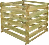 Compostbak gelat vierkant 0,54 m³ FSC hout