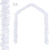 Kerstslingers 4 st 270 cm PVC wit