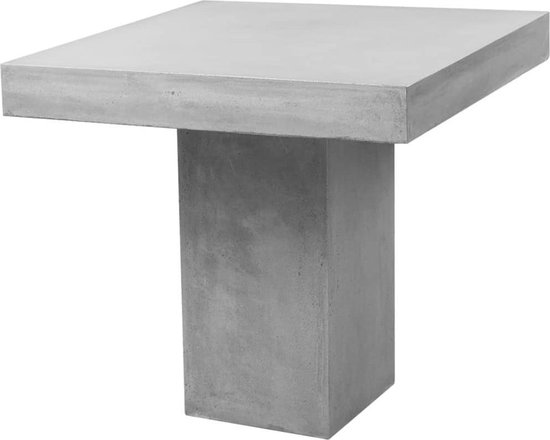 Tuintafel 80x80x75 cm beton grijs | bol.com