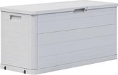 Tuinbox - Kunststof - Grijs - 117x45x56 cm (B x D x H) - 280L