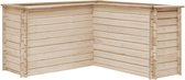 Plantenbak 150x150x80 cm massief FSC grenenhout