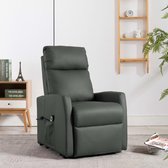 Fauteuil elektrisch sta-op-stoel kunstleer grijs