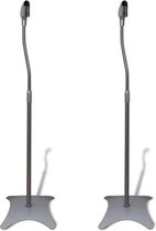 Universele speakerstandaard 2 stuks (zilver)