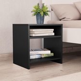 Nachtkastjes 2 st 40x30x40 cm spaanplaat zwart