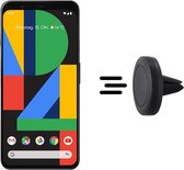 Shop4 - Google Pixel 4 XL Autohouder Magnetische Ventilatierooster Houder Zwart