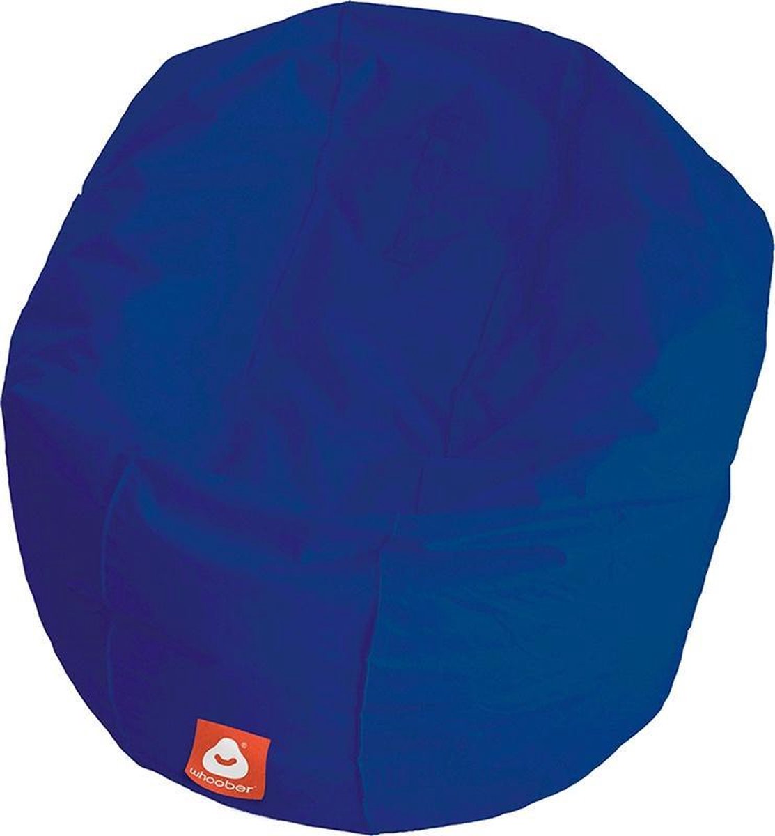 Whoober ronde zitzak Ibiza L outdoor kobalt blauw - Wasbaar - Voor binnen en buiten