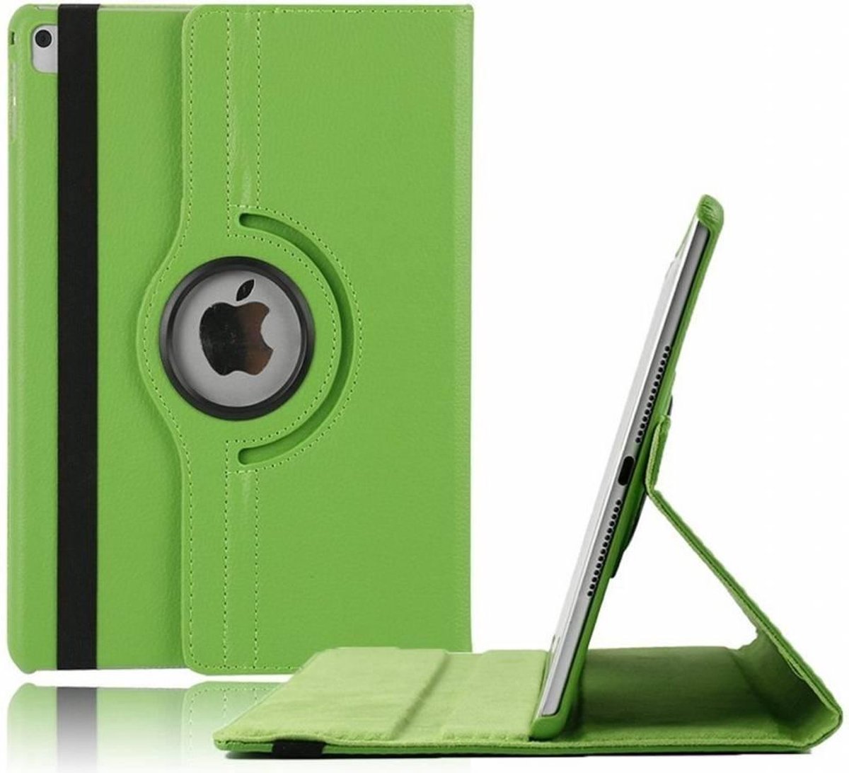 geschikt voor iPad 9.7 (2017) hoesje 360ᄚ draaibaar Groen