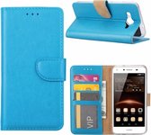 Huawei Y3 2017 Portemonnee hoesje / book case Blauw