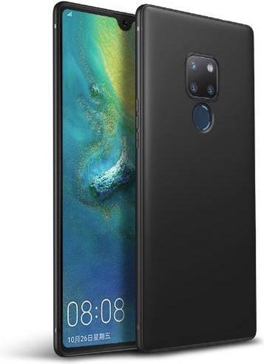 Huawei Mate 20 Zwart TPU Silicone Hoesje