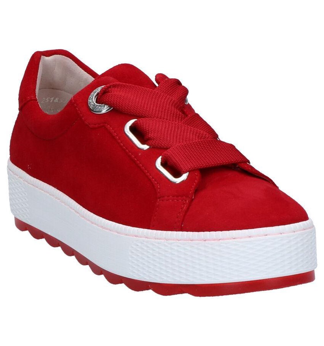 papucei dames veterschoenen rood 29 rood combi. Direct leverbaar uit de  webshop van www.taft.nl/