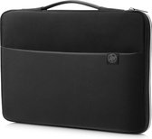 HP Carry Sleeve - Beschermhoes notebook - 15.6 - zwart, zilver - voor OMEN by HP 15; HP 14, 15; ENVY 13; Pavilion 14, 15; Pavilion Gaming 15; Pavilion x360