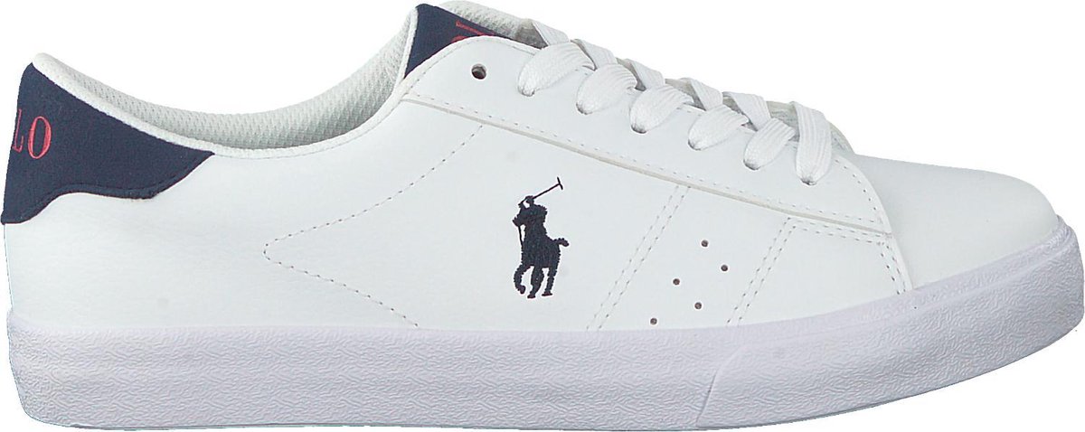Ralph Lauren Polo Jongens Lage sneakers Theron Wit - Schoenen.nl