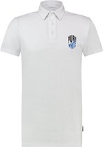 Purewhite -  Heren Slim Fit    Polo  - Wit - Maat L