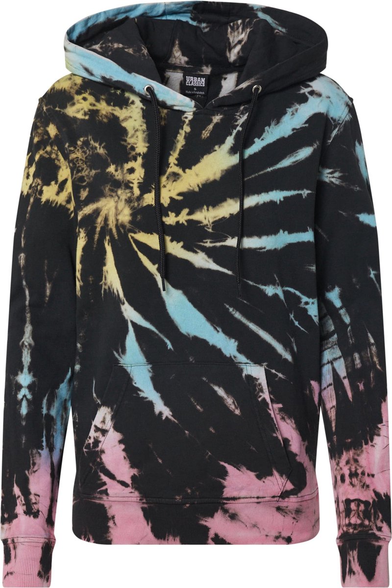 Urban Classics Tie Dye Hoodie/trui S Zwart