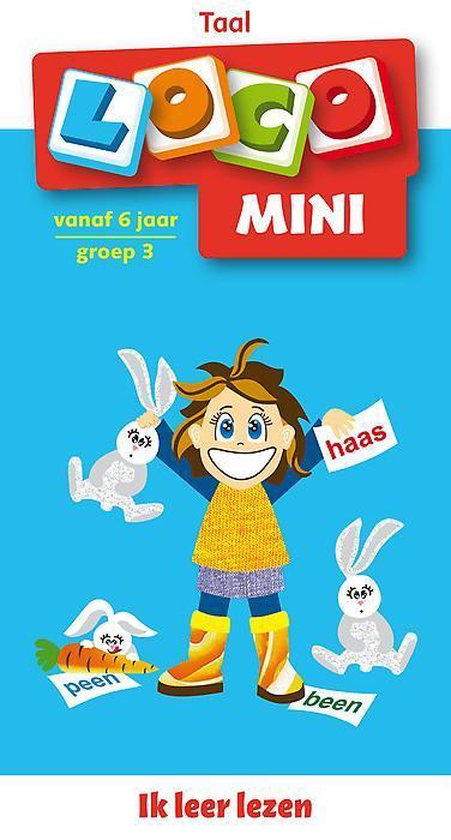 Mini Loco 3 Ik leer lezen Taalspelletjes - cover