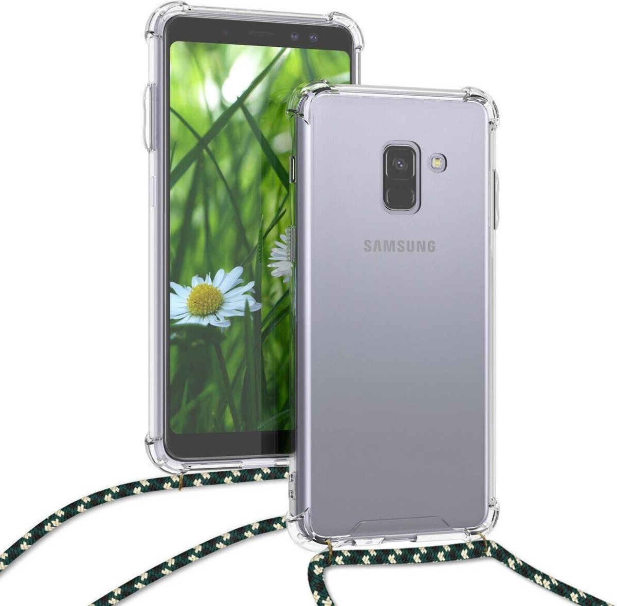 Telefoon hoesje met koord voor Samsung Galaxy A8 telefoontasje crossbody bol.com