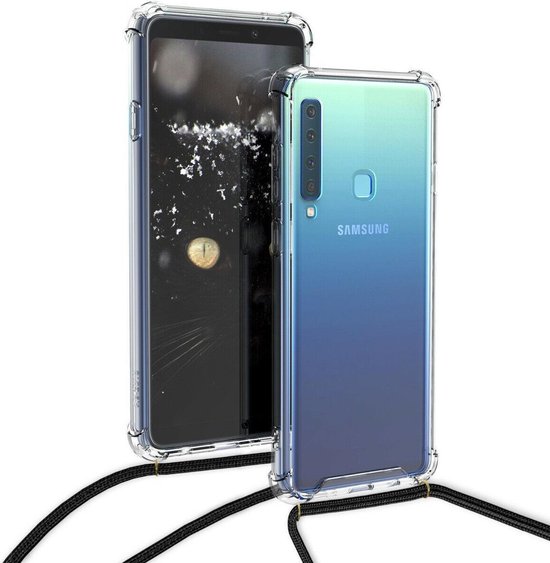 Kinderdag Terugbetaling ik wil Telefoon hoesje met koord voor Samsung Galaxy A9 2018 telefoontasje  crossbody | bol.com