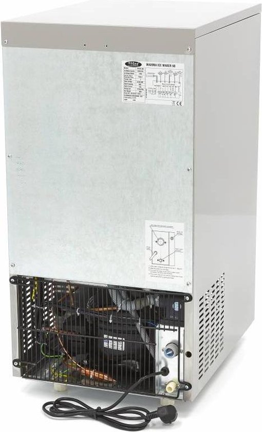 Maxima Ijsblokjesmachine 60 Kg/Dag Holle Ijsblokjes Luchtgekoeld van Maxima — afbeelding 4